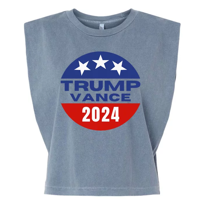 Trump Vance 2024 President Vote Usa Election Maga Garment-Dyed Women's Muscle Tee