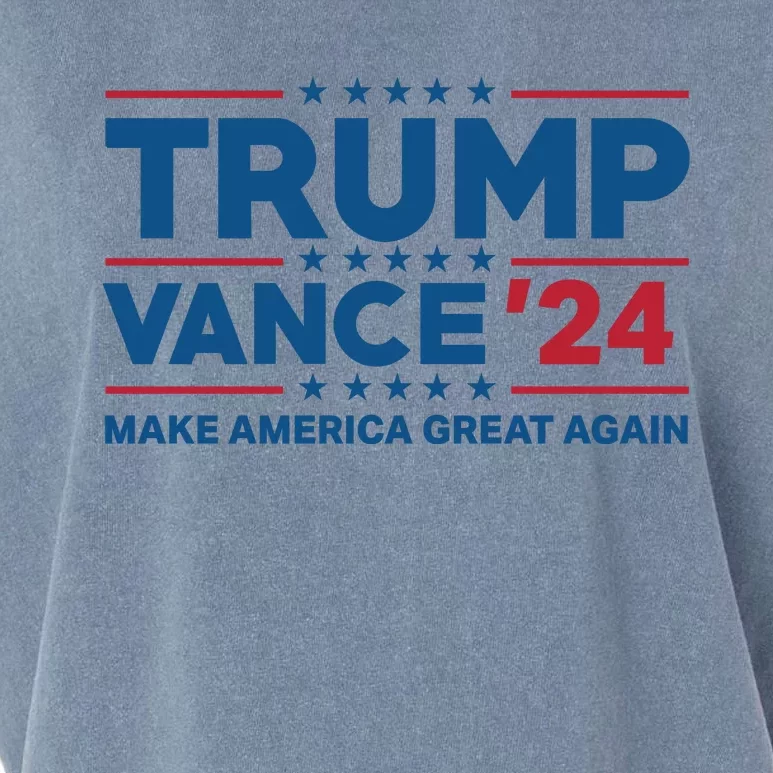 Trump Vance 2024 Make America Great Again Garment-Dyed Women's Muscle Tee