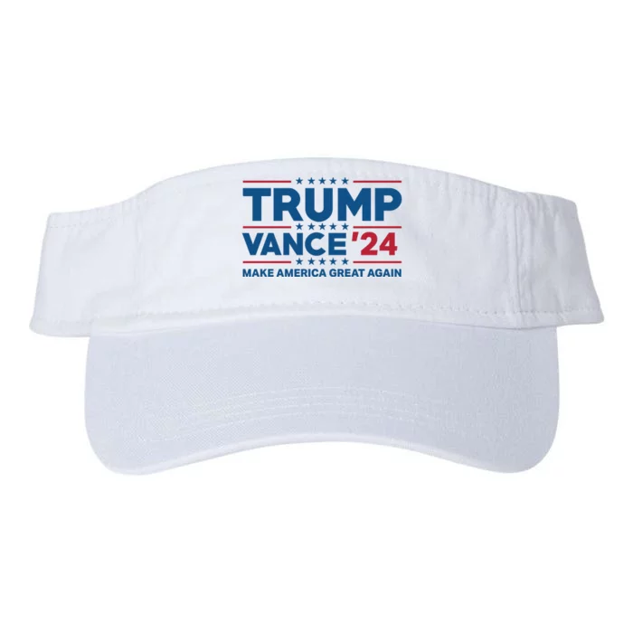 Trump Vance 2024 Make America Great Again Valucap Bio-Washed Visor