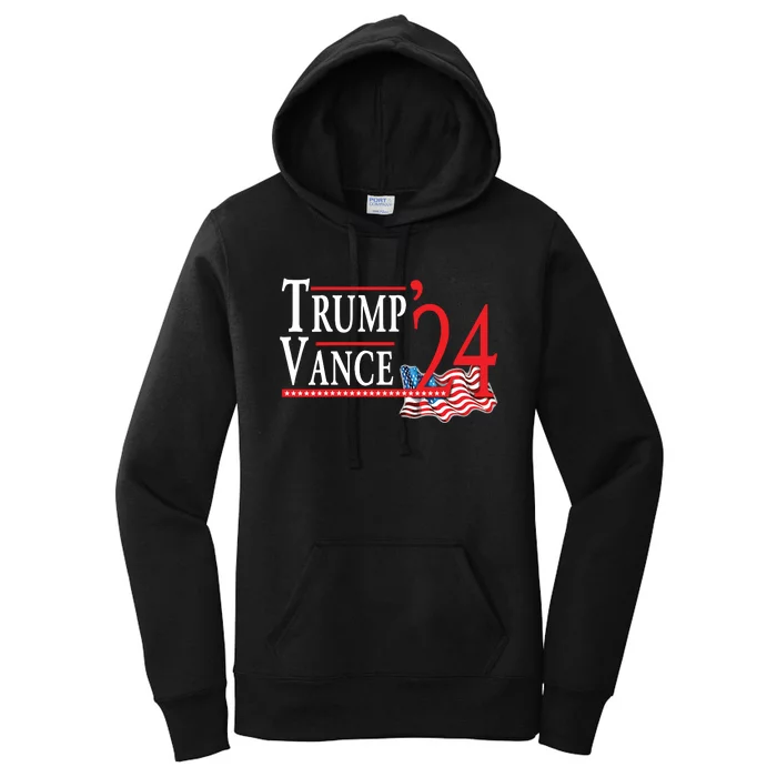 Trump Vance 2024 President Trump Supporter Women's Pullover Hoodie