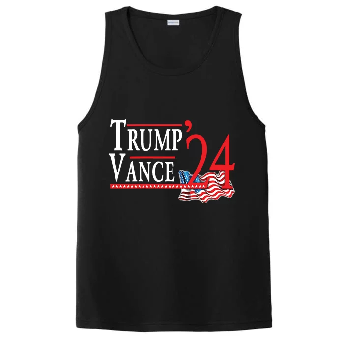 Trump Vance 2024 President Trump Supporter Performance Tank