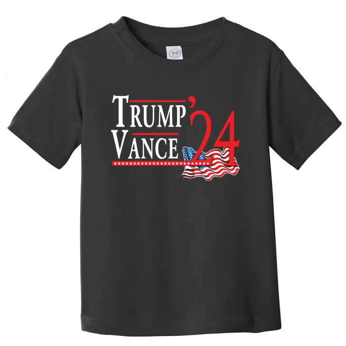 Trump Vance 2024 President Trump Supporter Toddler T-Shirt