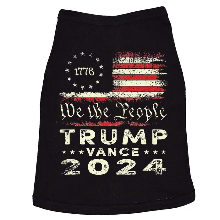 Trump Vance 2024 President Trump Supporter Re Election Doggie Tank