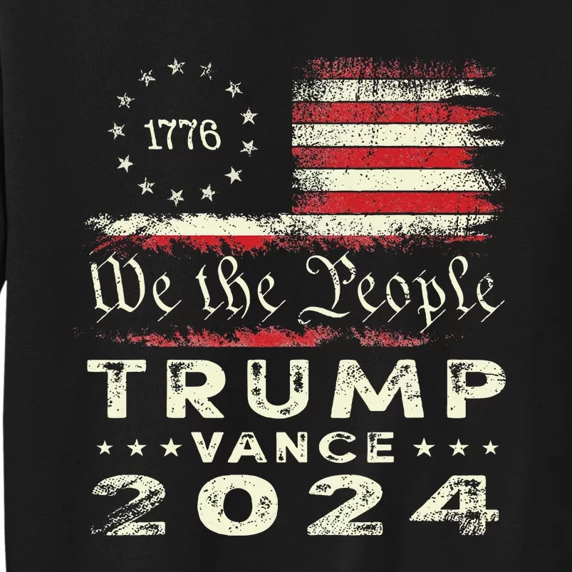 Trump Vance 2024 President Trump Supporter Re Election Sweatshirt