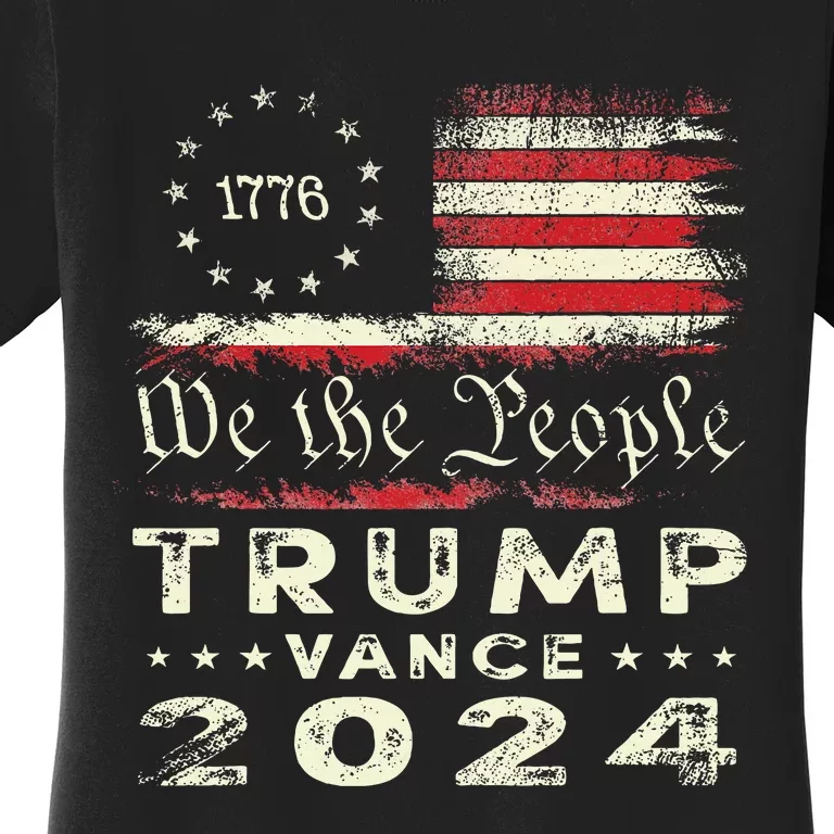 Trump Vance 2024 President Trump Supporter Re Election Women's T-Shirt