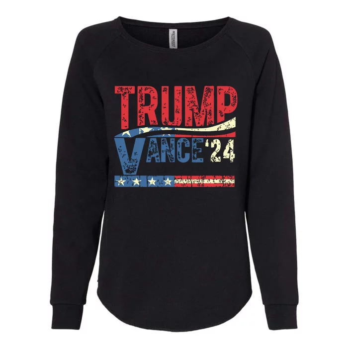 Trump Vance 2024 Donald Trump 24 Vance For President 2024 Womens California Wash Sweatshirt