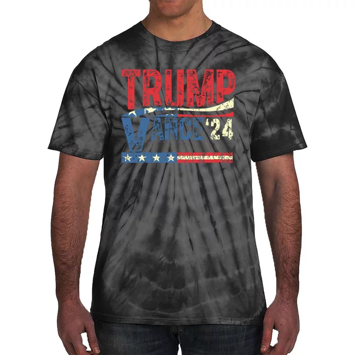 Trump Vance 2024 Donald Trump 24 Vance For President 2024 Tie-Dye T-Shirt