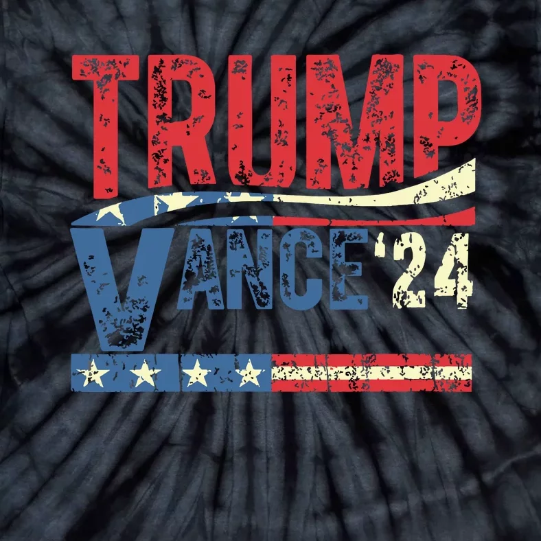 Trump Vance 2024 Donald Trump 24 Vance For President 2024 Tie-Dye T-Shirt