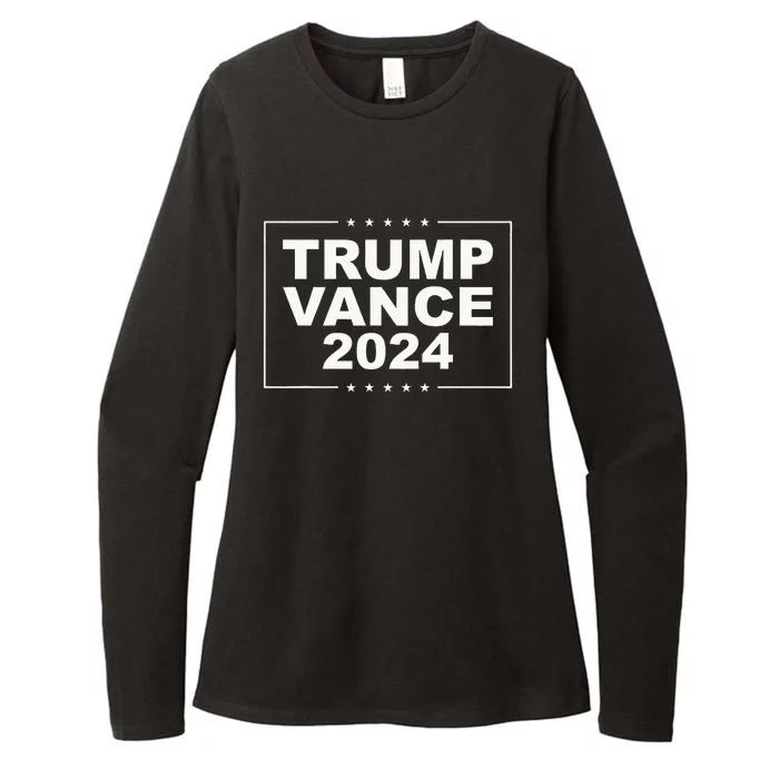 Trump Vance 2024 Republican Presidential Womens CVC Long Sleeve Shirt