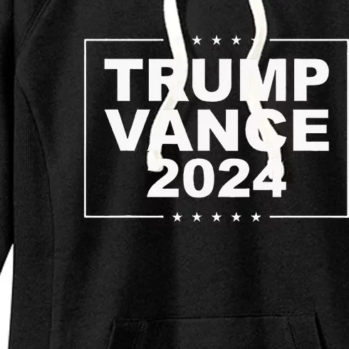 Trump Vance 2024 Republican Presidential Women's Fleece Hoodie