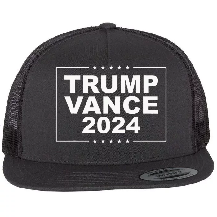 Trump Vance 2024 Republican Presidential Flat Bill Trucker Hat