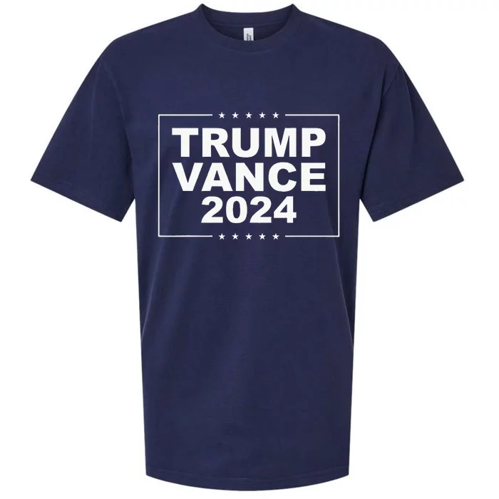 Trump Vance 2024 Republican Presidential Sueded Cloud Jersey T-Shirt