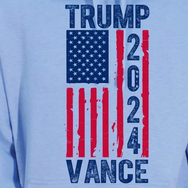 Trump Vance 2024 Us Flag Election Unisex Surf Hoodie