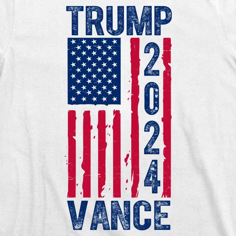 Trump Vance 2024 Us Flag Election T-Shirt