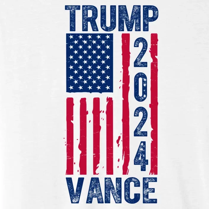 Trump Vance 2024 Us Flag Election ChromaSoft Performance T-Shirt