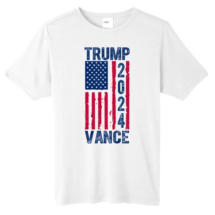 Trump Vance 2024 Us Flag Election ChromaSoft Performance T-Shirt