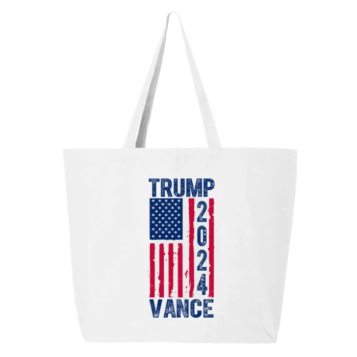 Trump Vance 2024 Us Flag Election 25L Jumbo Tote