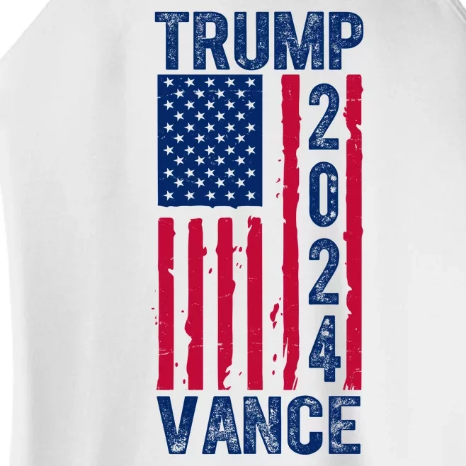 Trump Vance 2024 Us Flag Election Women’s Perfect Tri Rocker Tank