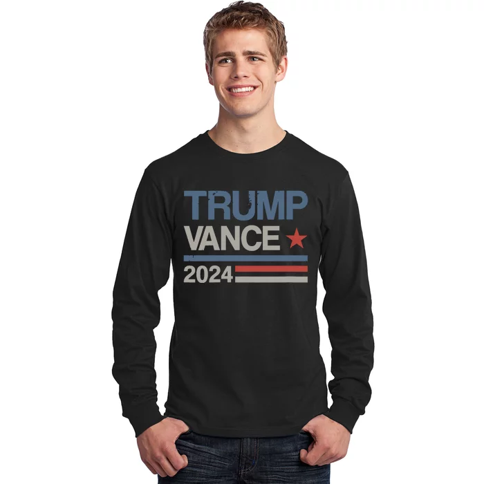 Trump Vance 2024 President Trump Supporter Reelection Long Sleeve Shirt