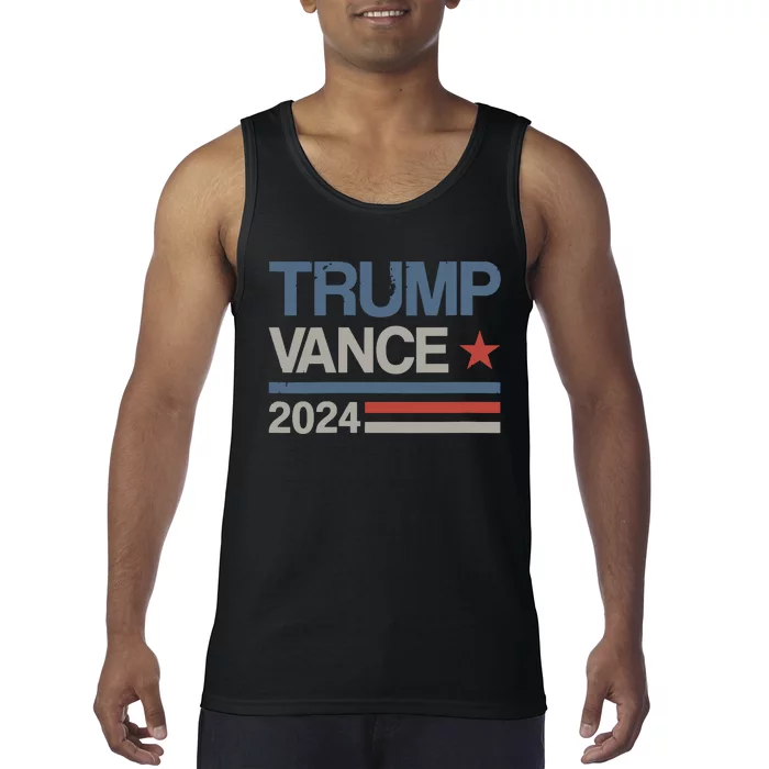 Trump Vance 2024 President Trump Supporter Reelection Tank Top