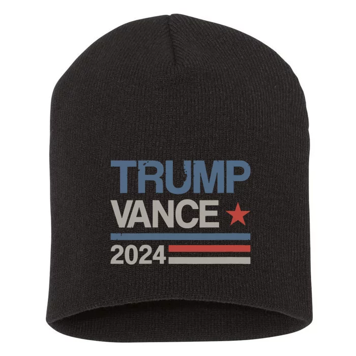 Trump Vance 2024 President Trump Supporter Reelection Short Acrylic Beanie