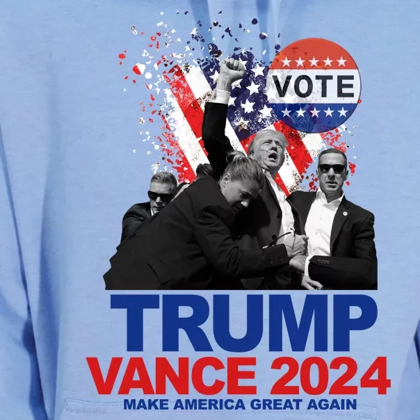 Trump Vance 2024 Make America Great Again Fight Election Unisex Surf Hoodie