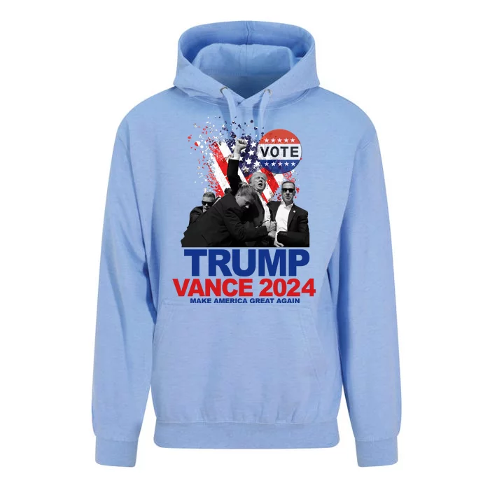 Trump Vance 2024 Make America Great Again Fight Election Unisex Surf Hoodie