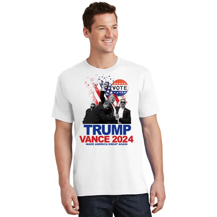 Trump Vance 2024 Make America Great Again Fight Election T-Shirt