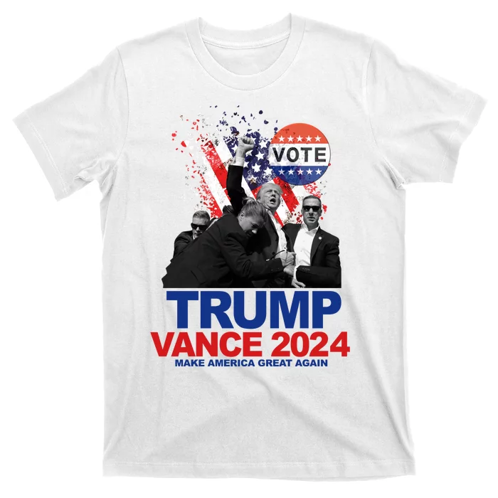 Trump Vance 2024 Make America Great Again Fight Election T-Shirt