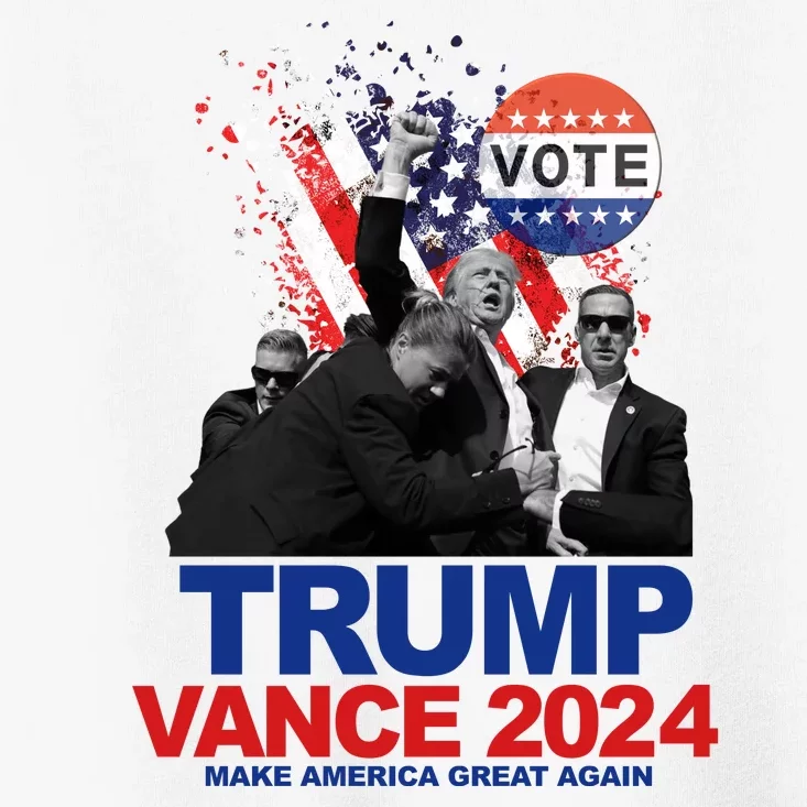 Trump Vance 2024 Make America Great Again Fight Election Toddler T-Shirt