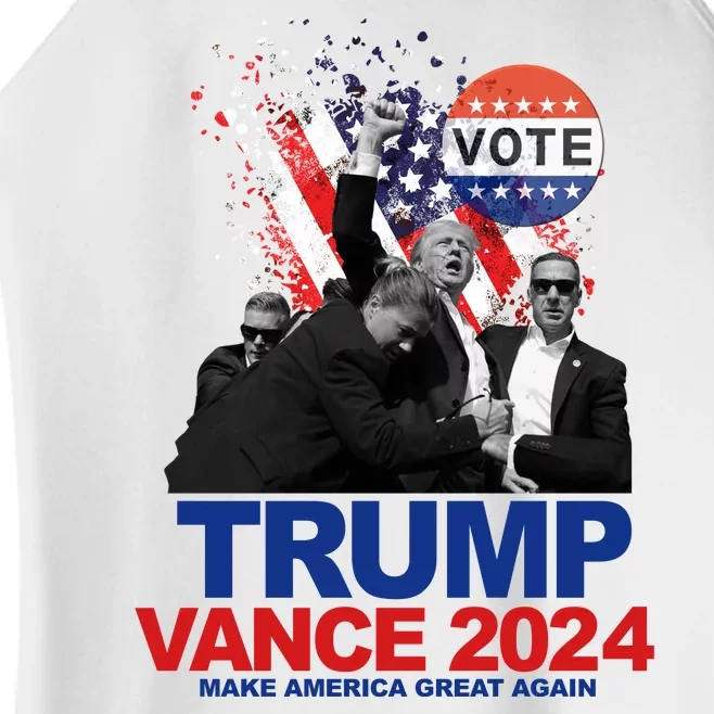 Trump Vance 2024 Make America Great Again Fight Election Women’s Perfect Tri Rocker Tank