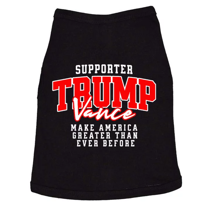 Trump Vance 2024 President Rally Premium Doggie Tank