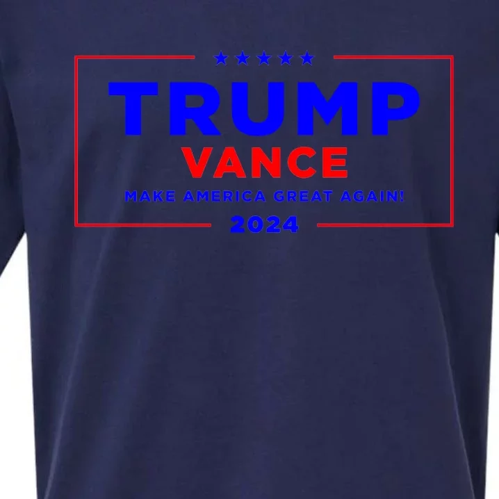 Trump Vance 2024 Sueded Cloud Jersey T-Shirt