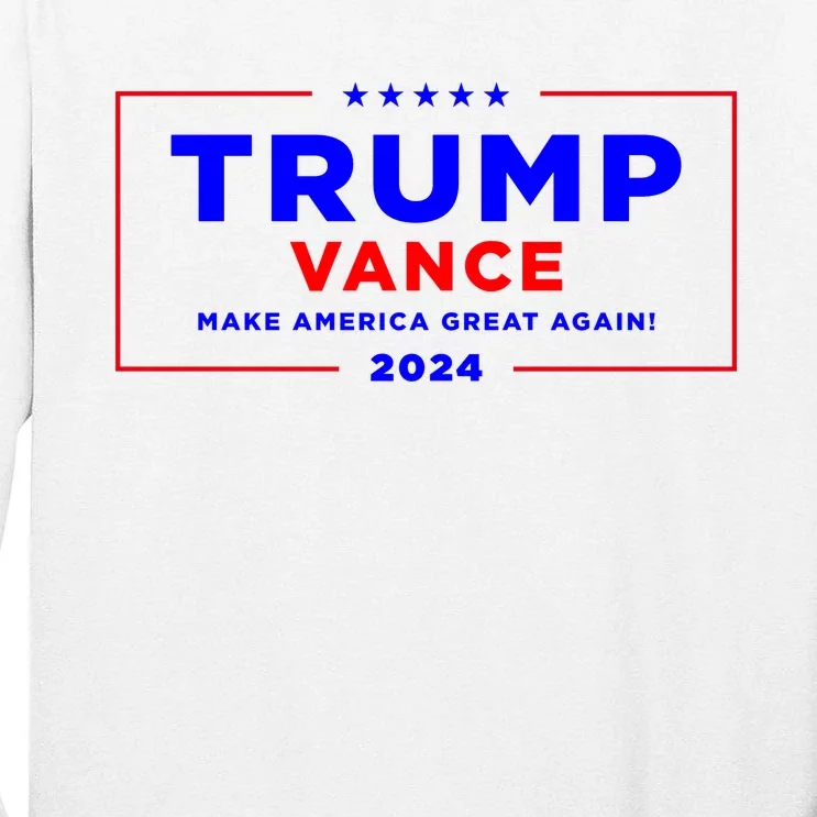 Trump Vance 2024 Tall Long Sleeve T-Shirt