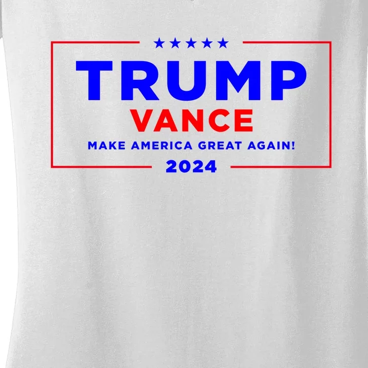 Trump Vance 2024 Women's V-Neck T-Shirt