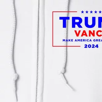 Trump Vance 2024 Full Zip Hoodie