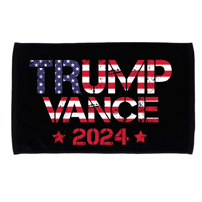 Trump Vance 2024 Vintage Patriotic Microfiber Hand Towel