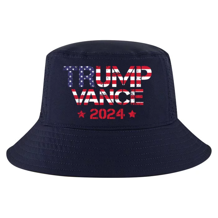 Trump Vance 2024 Vintage Patriotic Cool Comfort Performance Bucket Hat