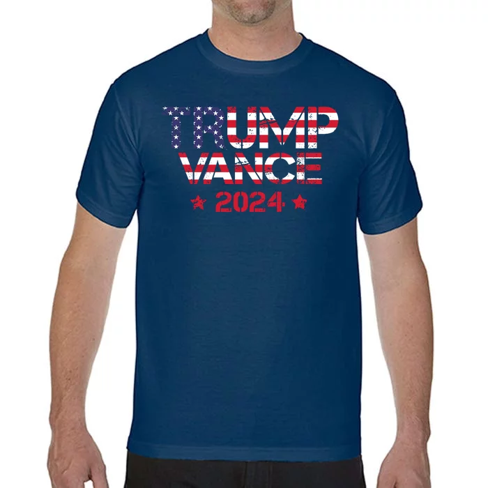 Trump Vance 2024 Vintage Patriotic Comfort Colors T-Shirt