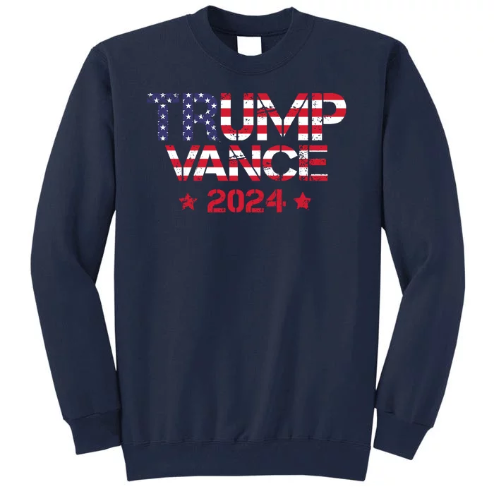 Trump Vance 2024 Vintage Patriotic Tall Sweatshirt