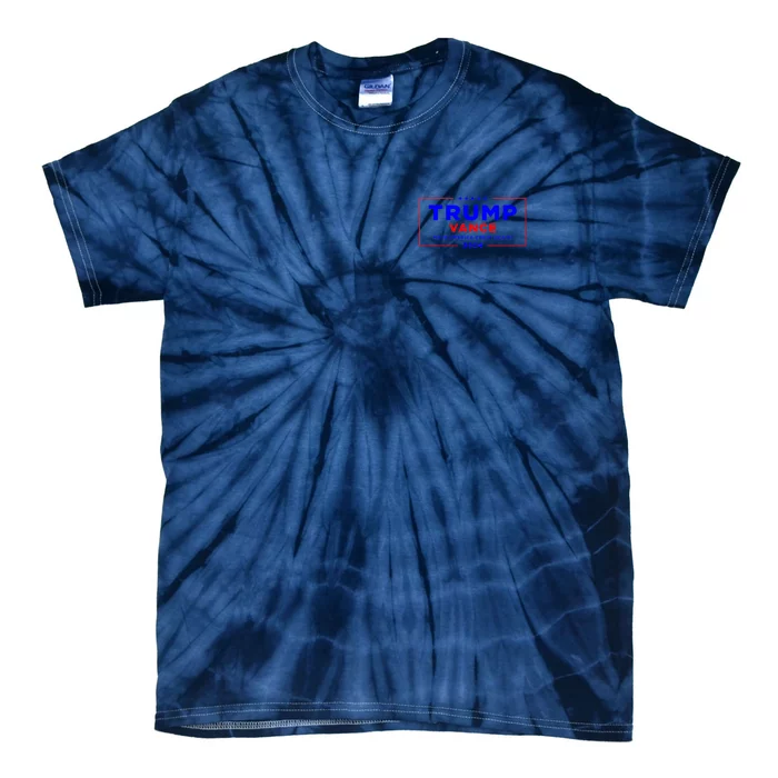 Trump Vance 2024 Front And Back Print Front & Back Tie-Dye T-Shirt