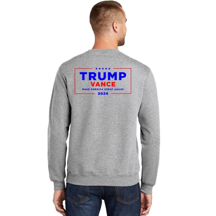 Trump Vance 2024 Front And Back Print Sweatshirt