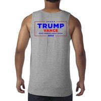 Trump Vance 2024 Front And Back Print Tank Top