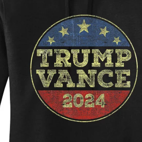 Trump Vance 2024 For President Vp Election 2024 Pocket Women's Pullover Hoodie