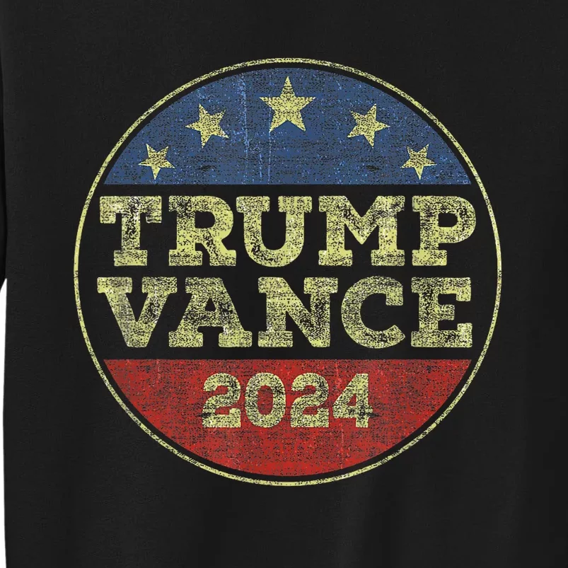 Trump Vance 2024 For President Vp Election 2024 Pocket Tall Sweatshirt