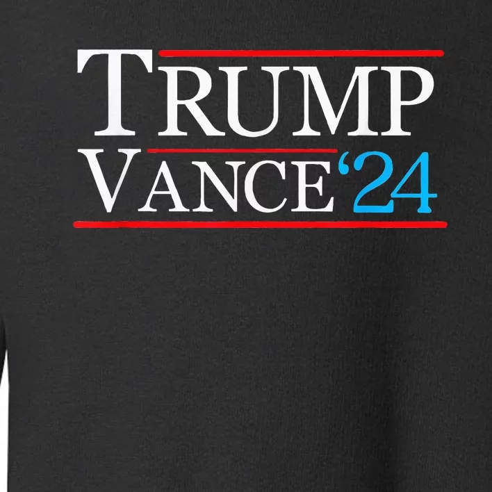 Trump Vance 2024 Trump Campaign Vance Toddler Sweatshirt