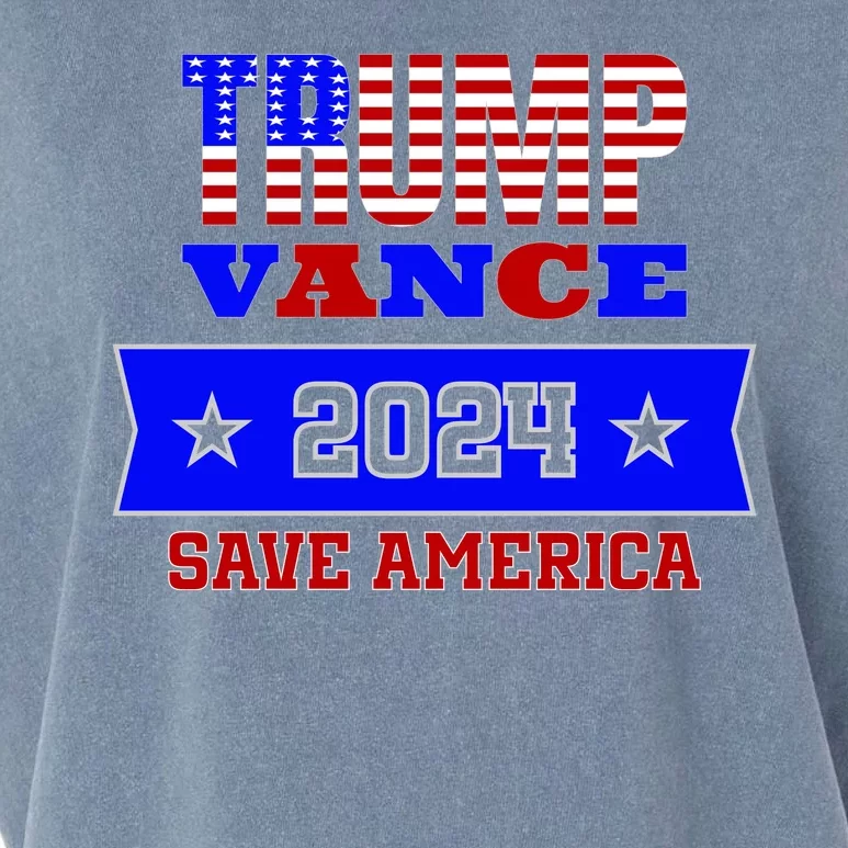 Trump Vance 2024 Save America Garment-Dyed Women's Muscle Tee