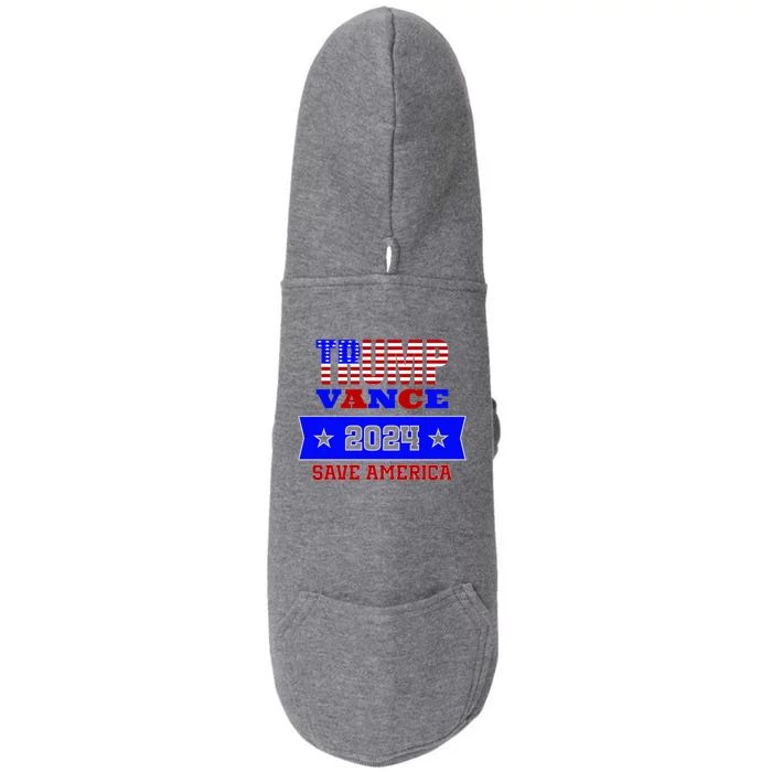 Trump Vance 2024 Save America Doggie 3-End Fleece Hoodie