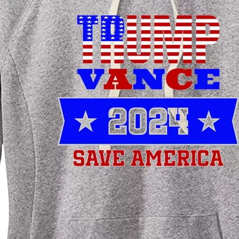 Trump Vance 2024 Save America Women's Fleece Hoodie