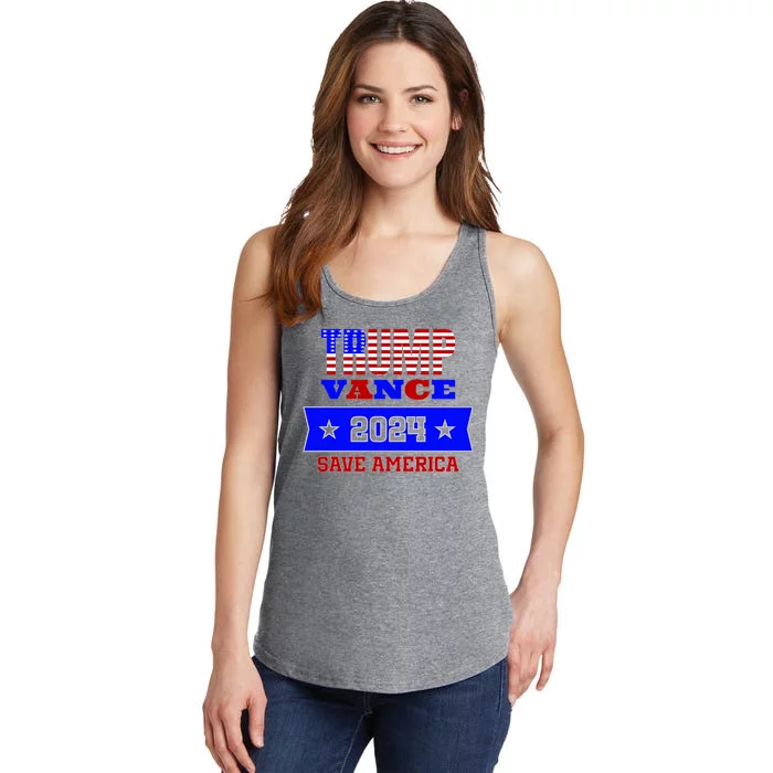 Trump Vance 2024 Save America Ladies Essential Tank